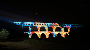 Nocturnes du Pont du Gard - Crédit photo: site du Pont du Gard