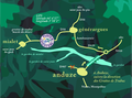 Plan d'accès accrobranche Parfum aventure