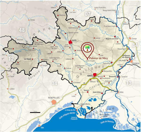 Carte du Gard – © Graphithèque – stock.adobe.com