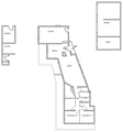 Plan des bâtiments du Palmier de Mira