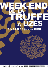 Poster Trüffelwochenende 2023 in Uzès